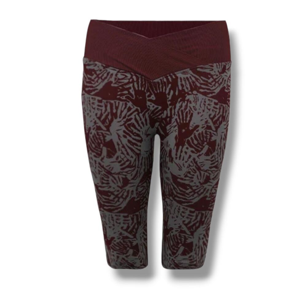 Astro Remiges Six Sense clairvoyant Compression workout Shorts Crimson Moonbeam